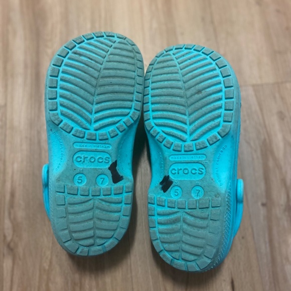 Crocs Light Blue Size M 5 W 7 - Picture 2 of 15